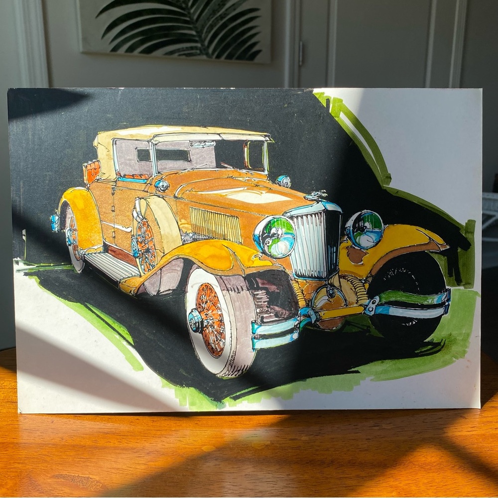 Classic car art